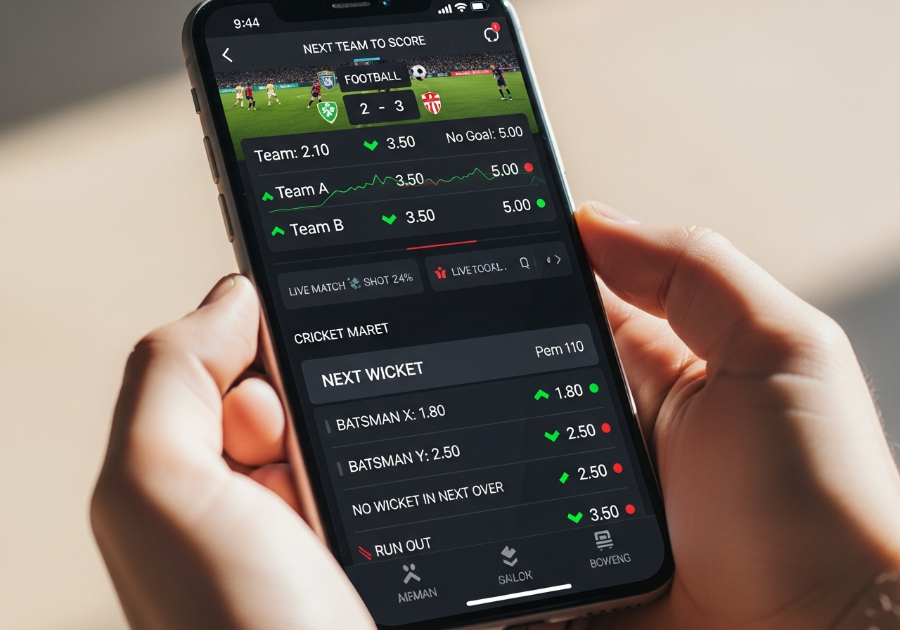 Live Next Goal Betting Markets On Indian Betting Sites